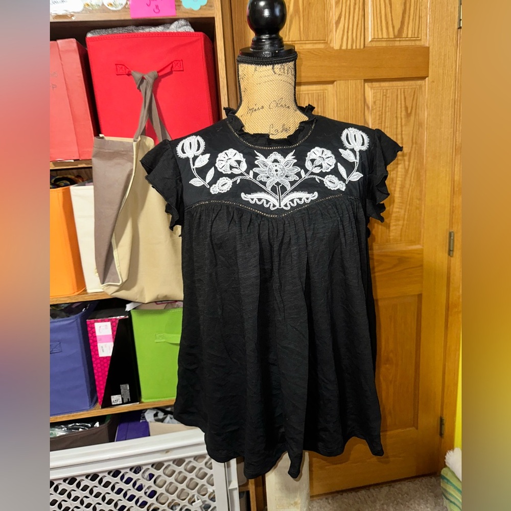 🖤 KNOX ROSE BLOUSE - Picture 3 of 10